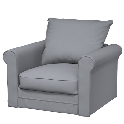 Grönlid betræk lænestol uden armlæn 107 x 98 x 104 cm fra kollektionen Cotton Panama, Stof: 702-46