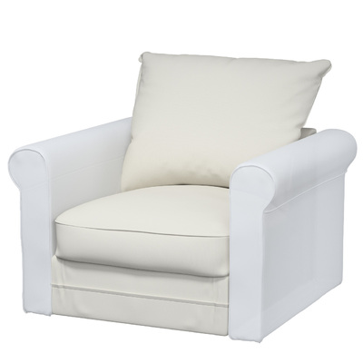 Grönlid betræk lænestol uden armlæn 107 x 98 x 104 cm fra kollektionen Living 2, Stof: 162-01
