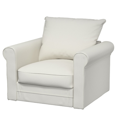 Grönlid betræk lænestol uden armlæn 107 x 98 x 104 cm fra kollektionen Living 2, Stof: 162-01
