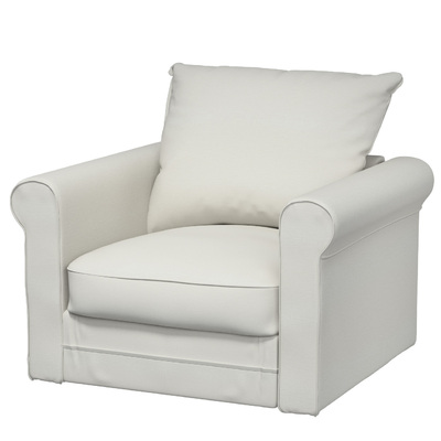 Grönlid betræk lænestol uden armlæn 107 x 98 x 104 cm fra kollektionen Living 2, Stof: 162-37