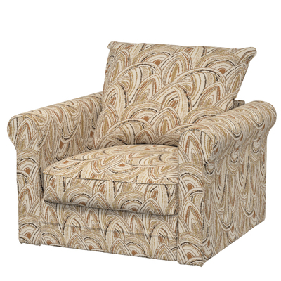 Grönlid betræk lænestol uden armlæn 107 x 98 x 104 cm fra kollektionen Cosy Home, Stof: 145-34