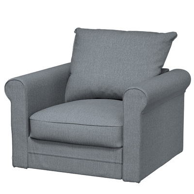 Grönlid betræk lænestol uden armlæn 107 x 98 x 104 cm fra kollektionen City, Stof: 704-86