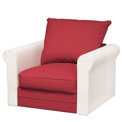 Grönlid betræk lænestol uden armlæn 107 x 98 x 104 cm fra kollektionen Living, Stof: 162-50