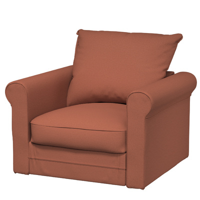Grönlid betræk lænestol uden armlæn 107 x 98 x 104 cm fra kollektionen Living, Stof: 162-48