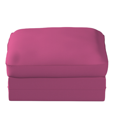 Grönlid betræk puf 98 x 73 x 49 cm fra kollektionen Cotton Panama, Stof: 702-32