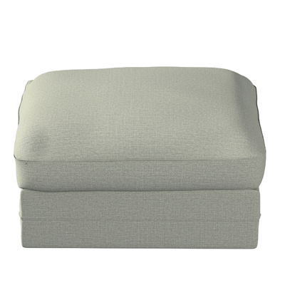 Grönlid betræk puf 98 x 73 x 49 cm fra kollektionen Living 2, Stof: 161-42