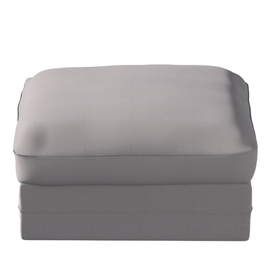 Grönlid betræk puf 98 x 73 x 49 cm fra kollektionen Ingrid, Stof: 705-45