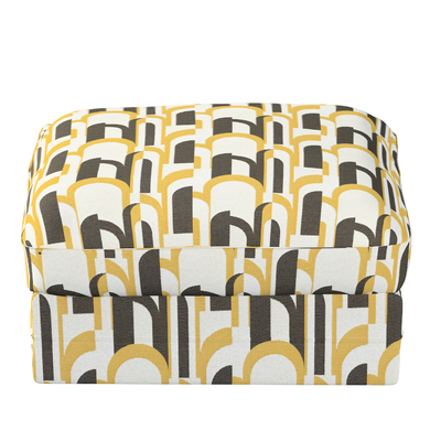 Grönlid betræk puf 98 x 73 x 49 cm fra kollektionen Cosy Home, Stof: 145-08