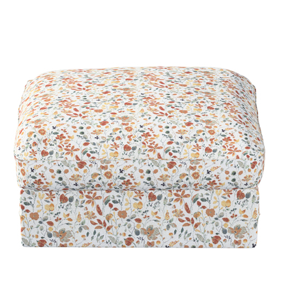 Grönlid betræk puf 98 x 73 x 49 cm fra kollektionen Cosy Home, Stof: 145-12