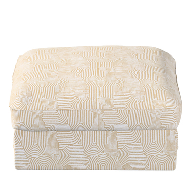 Grönlid betræk puf 98 x 73 x 49 cm fra kollektionen Cosy Home, Stof: 144-79