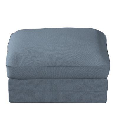 Grönlid betræk puf 98 x 73 x 49 cm fra kollektionen Etna, Stof: 705-30