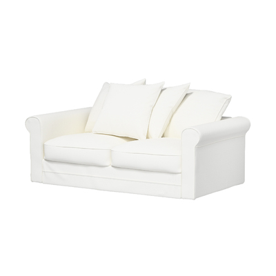 Grönlid betræk 2-personers sovesofa uden armlæn 141 x 98 x 104 cm fra kollektionen Cotton Panama, Stof: 702-49