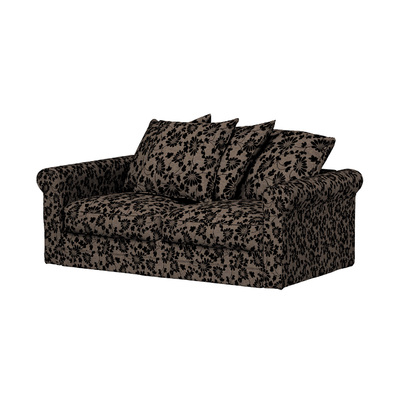 Grönlid betræk 2-personers sovesofa uden armlæn 141 x 98 x 104 cm fra kollektionen Living 2, Stof: 162-10