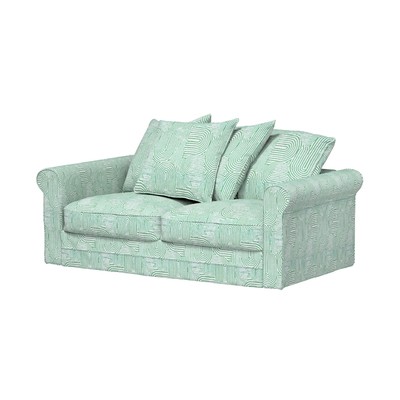 Grönlid betræk 2-personers sovesofa uden armlæn 141 x 98 x 104 cm fra kollektionen Cosy Home, Stof: 144-81