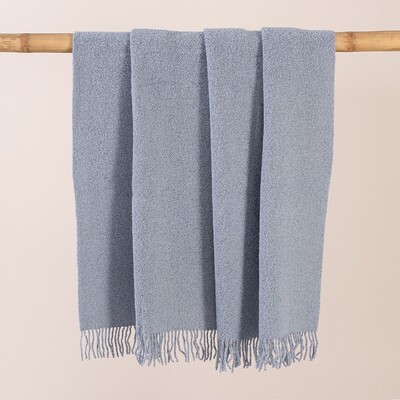 Pled Boucle 140x200 cm dusty blue 140x200 cm