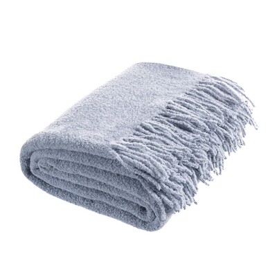 Pled Boucle 140x200 cm dusty blue 140x200 cm