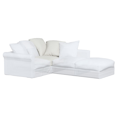 Grönlid sarokelem huzat – IKEA-kompatibilis