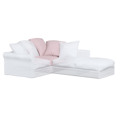 Bezug für Grönlid Eckelement 93 x 93 x 104 cm von der Kollektion Amsterdam, Stoff: 704-51