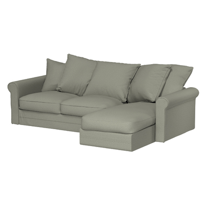 Grönlid betræk chaiselong uden armlæn 81 x 164 x 104 cm fra kollektionen Living 2, Stof: 161-42