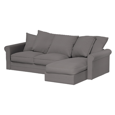 Grönlid betræk chaiselong uden armlæn 81 x 164 x 104 cm fra kollektionen Ingrid, Stof: 705-45