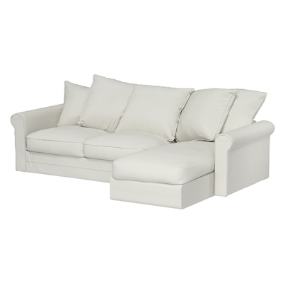 Grönlid betræk chaiselong uden armlæn 81 x 164 x 104 cm fra kollektionen Living 2, Stof: 162-37