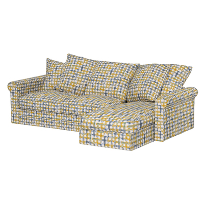 Grönlid betræk chaiselong uden armlæn 81 x 164 x 104 cm fra kollektionen Cosy Home, Stof: 145-16