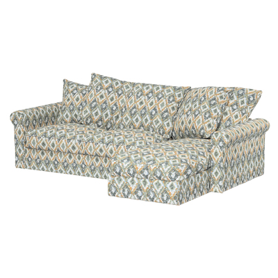Grönlid betræk chaiselong uden armlæn 81 x 164 x 104 cm fra kollektionen Cosy Home, Stof: 145-38