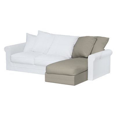Grönlid betræk chaiselong uden armlæn 81 x 164 x 104 cm fra kollektionen Living, Stof: 162-51