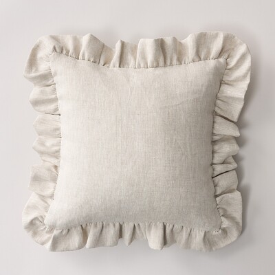 Housse de coussin Paula avec cantonnière