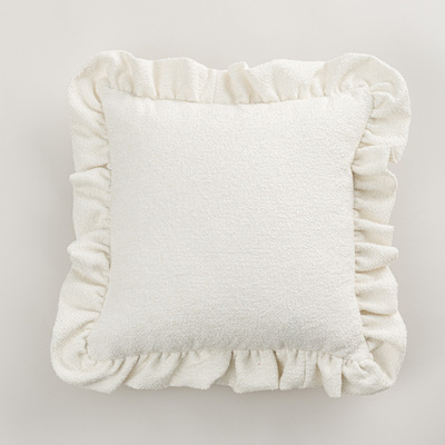 Kissenhülle Charlotte 45x45 cm mit Rüsche