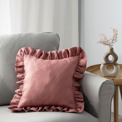 Housse de coussin Paula avec cantonnière