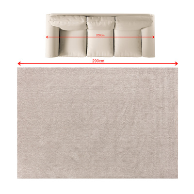Dywan Zendra taupe 200x290 cm 200x290 cm