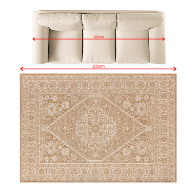 Teppich Marano camel 160x230 cm 160x230 cm