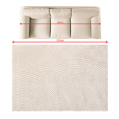 Dywan Travero beige/cream 160x230 cm 160x230 cm