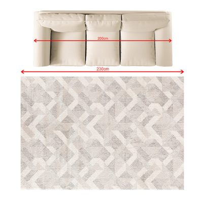 Teppich Larena beige/sand 160x230 cm 160x230 cm