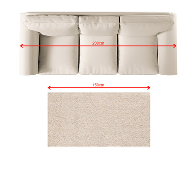 Dywan Solaro cream/camel 80x150 cm 80x150 cm