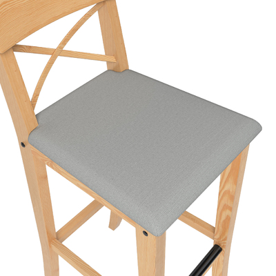 Cover for Ingolf bar chair with upholstered seat