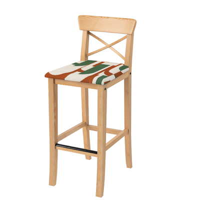 Cover for Ingolf bar chair with upholstered seat