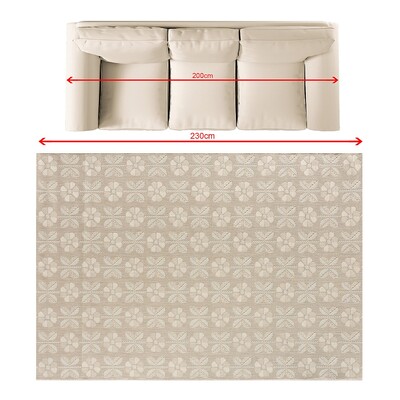 Dywan Liva sand 160x230 cm 160x230 cm