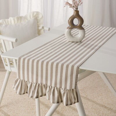Runner cu valance 40x160 cm