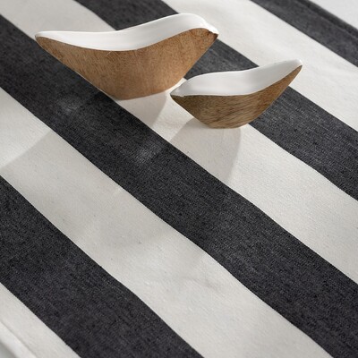 Table runner with valance 40x160 cm 40x160 in collection Quadro, fabric: 143-92