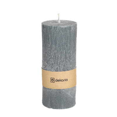 Świeca zapachowa palmowa walec Grey 6,5x6,5x16 cm