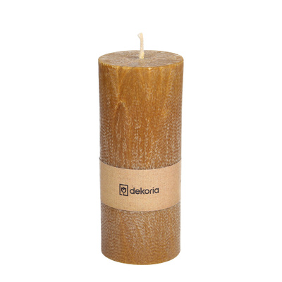 Świeca zapachowa palmowa walec Honey Brown 6,5x6,5x16 cm