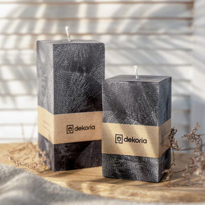 Świeca zapachowa palmowa kostka Black