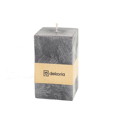 Świeca zapachowa palmowa kostka Black 7,5x7,5x13 cm
