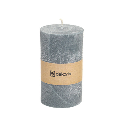 Świeca zapachowa palmowa walec Grey 6,5x6,5x12 cm
