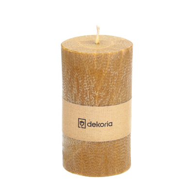 Świeca zapachowa palmowa walec Honey Brown 6,5x6,5x12 cm