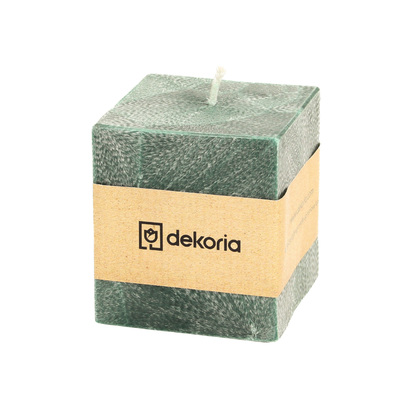 Świeca zapachowa palmowa kostka Your Happiness 7,5x7,5x8,5 cm