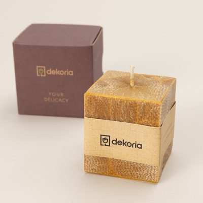 Świeca zapachowa palmowa kostka Your Delicacy 7,5x7,5x8,5 cm