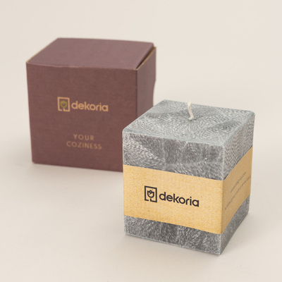 Świeca zapachowa palmowa kostka Your Coziness 7,5x7,5x8,5 cm